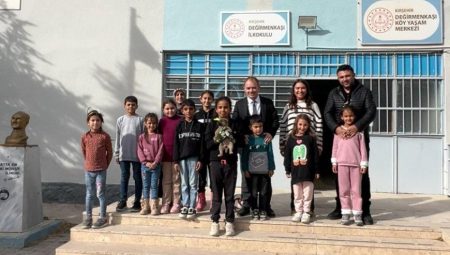 Kırşehir İl Milli Eğitim Müdürü Yasin Gülşen, Köy Okullarındaki Öğretmenleri Ziyaret