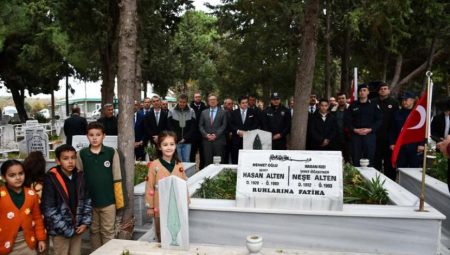 Şehit Öğretmen Neşe Alten, 24 Kasım Öğretmenler Günü’nde Kabrinde Anıldı